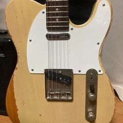 英国メーカー　Vintage  テレキャスター モデル / レリック加工 / ウィルキンソン製パーツ搭載 / アンプ付き / ジャンク扱い格安での画像