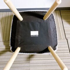 M500 マナベインテリアハーツ ラビオリ ダイニングチェア  丸足 北欧風の画像