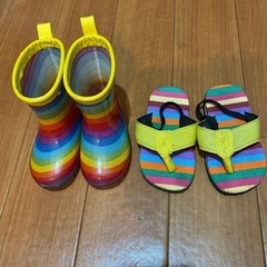 レインボー　レインシューズ