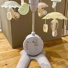 【美品】スヌーピー やわらかガラガラメリープレミアム 箱・説明書あり