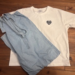レディース　セットアップ　パンツ　ボトムス　Tシャツの画像