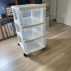 3段クリアボックスの画像