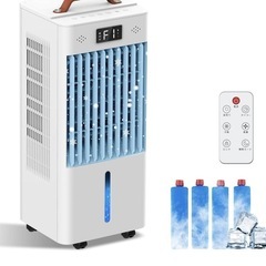 冷風機 冷風扇機　風量6段階　8L 冷房器具 リモコン付き 省エ...