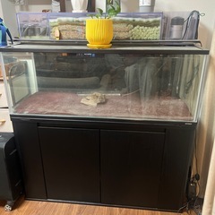 中古組立式水槽台 幅120cm ブラックセットの画像