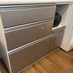 ニトリ　キッチンカウンター(アルミナ3 100CT SI)   の画像