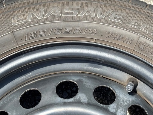 155/65r14 ダンロップ　エナセーブ　４本