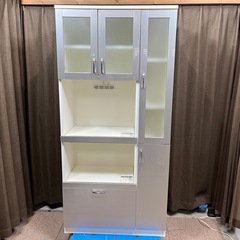 食器棚 バニラ85HK-1 117027 共和産業