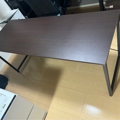 サンワダイレクト　パソコンデスク(ブラウン)