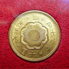 【本物保証】NGC 鑑定済　明治42年銘　新10円 金貨　日本貨幣商協同組合認定の画像