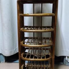 ラタン（籐製）のスリッパ置き／スリッパ立て　1万円以上の品　しっ...