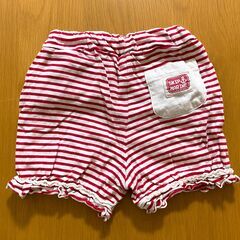 【春・夏】【80】半ズボン　ボーダーの画像