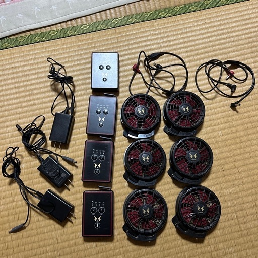 サンエス12V ファンとバッテリー