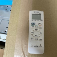 エアコン シャープ　2018年製の画像