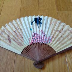 京都土産の扇子　婦女人相十品　相觀　歌麿考画　中古　傷あり　送料...