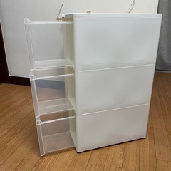 【お引き渡し先決定済み】【使用期間1年未満】スリムボックス 3段の画像