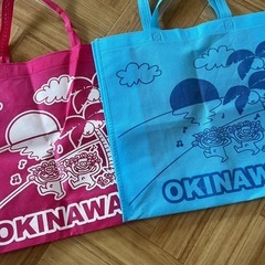 7月上旬まで⭐︎ 沖縄 トートバッグ 2枚 セットの画像
