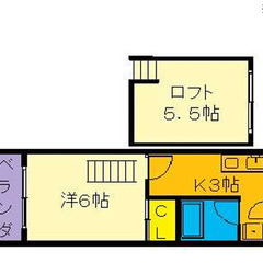 ★ 仲介手数料ゼロ物件 ★ 広々30㎡以上ロフト付・敷金礼…