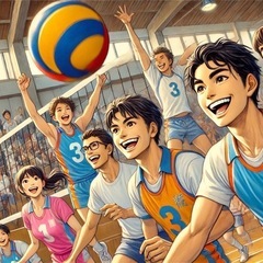 6月10,22日大阪市内でバレーするけん🏐初心者も大歓迎ばい！気...