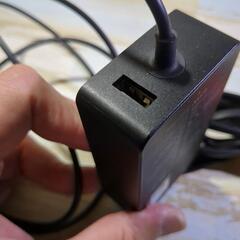 【ジャンク】サーフェスプロ７純正充電ケーブル+タイプC充電ケーブルの画像