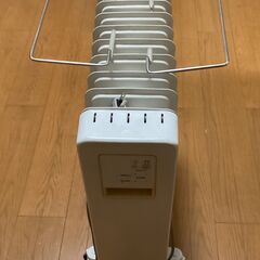 梅雨の季節に　無印良品オイルヒーター1500W(ハンガー付き)の画像