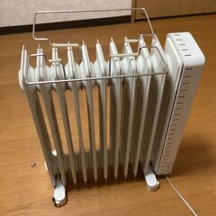 梅雨の季節に　無印良品オイルヒーター1500W(ハンガー付き)の画像