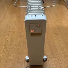 梅雨の季節に　無印良品オイルヒーター1500W(ハンガー付き)の画像