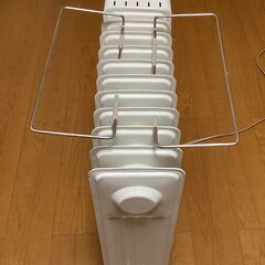 梅雨の季節に　無印良品オイルヒーター1500W(ハンガー付き)の画像