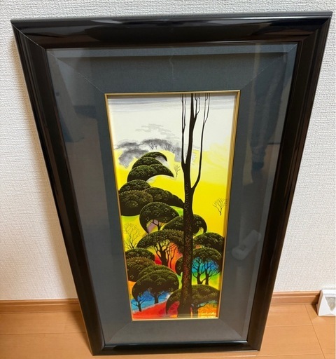 真作□シルクスクリーン□アイベンアール Eyvind Earle □『聖なる木々