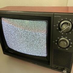 昭和レトロ ゼネラル ブラウン管 カラー テレビ 赤の画像