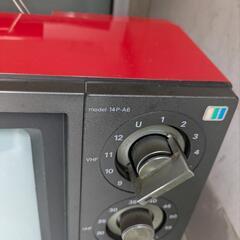 昭和レトロ ゼネラル ブラウン管 カラー テレビ 赤の画像