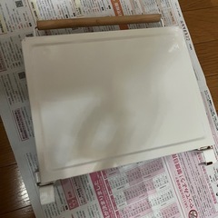 折りたたみキッチン補助テーブル　ふきん掛け付きの画像