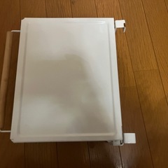 折りたたみキッチン補助テーブル　ふきん掛け付き