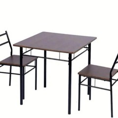 新品未使用2人用ダイニングセット　3点セット　ノルディック家具　ダイニ