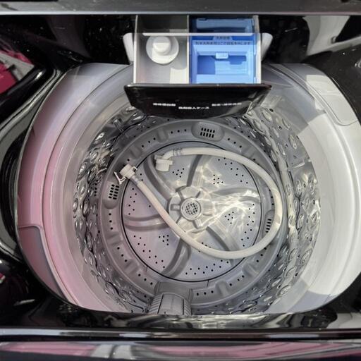 402★2023年製★アイリス　洗濯機　6KG ブラック　黒　ガラス 402☆2023年製☆アイリス 洗濯機 6KG ブラック 黒 ガラス