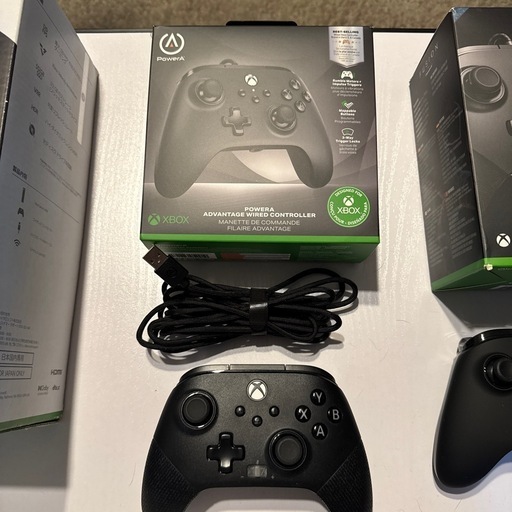 XboxSeriesS 512GBとpowerAコントローラー