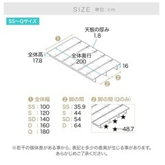 LOWYA ベッドフレームの画像