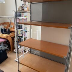 MUJI 無印良品 スチールユニットシェルフ・スチール棚セット・...