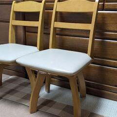 回転椅子２脚セット（中古）