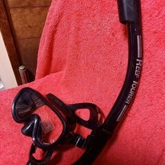 ダイビング　 マスクシュノーケルセット  REEF　tourer 中古品 の画像