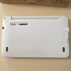 電子辞書SHARPBrain PW-SB4-W ホワイトの画像