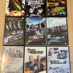 洋画DVDワイルドスピード9枚セット　12
