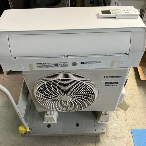 取付込、保証付、パナソニック2023年2.2KW6畳用