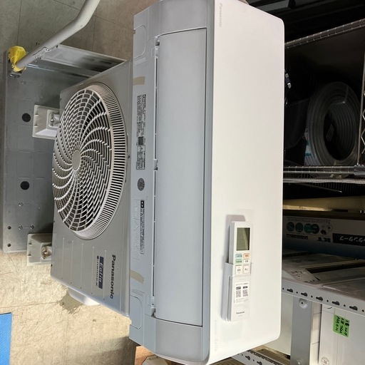 取付込、保証付、パナソニック2023年2.2KW6畳用