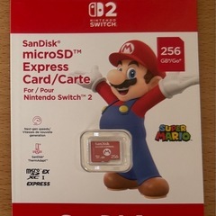 新品未開封　
micro SD Express Card 256GB