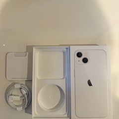 【新品未使用】iphone13 ホワイト 箱　Lightningケーブル他の画像