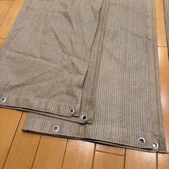 目黒駅、五反田駅等　タカショー 日よけ クールシェード ベージュ 2×2mが3枚、1×2mが2枚 Coolarooの画像