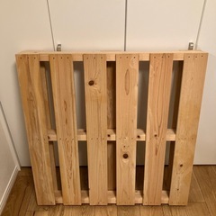 国産ひのき使用！完成品パレット 2枚セット（1000×1000×110）の画像