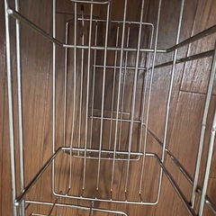 【受渡予定者決定まとめてお譲り】ニトリ　ステンレスシャワーラック2段(スクエア)の画像