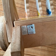 手押し車　木製　ミッフィーの画像