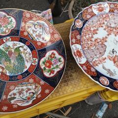 大皿　伊万里秀峯作　他　合計 2枚セット まとめて